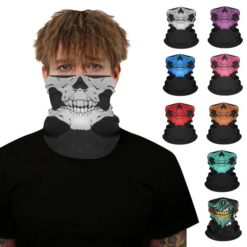 Top Trends: Outdoor Skull Cycling Face Mask Seamless Balaclava Magic Scarf Men Women Bandana Riding Camping Scarf Neck Warmer Sport Scarf Shoppable Styles