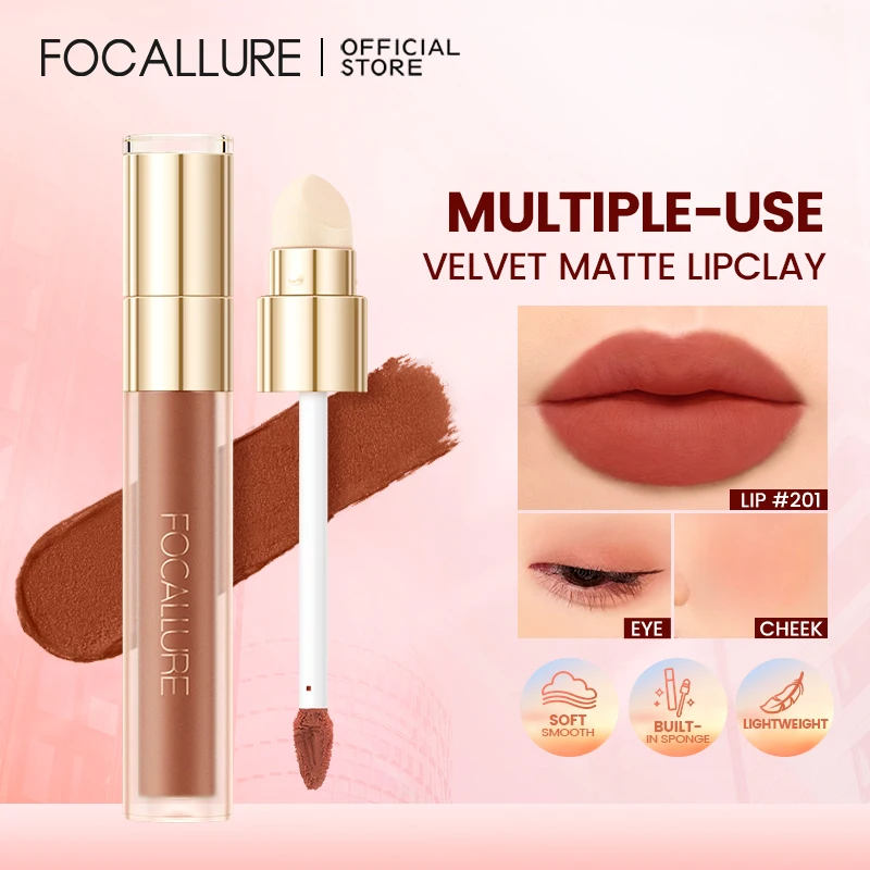 Top Trends: FOCALLURE Misty Velvet Matte Lip Gloss Long-lasting Lightweight High Pigmented Moisturizing Liquid Lipstick Makeup Cosmetics Shoppable Styles