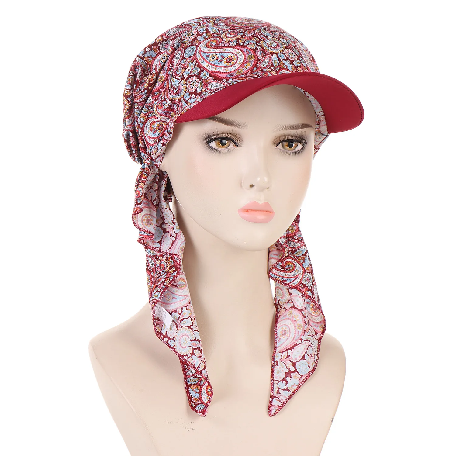 Top Trends: Women's Cap Printed Headscarf Hat Floral Cloth Cover Curved Fashion Women Outdoor Shoppable Styles