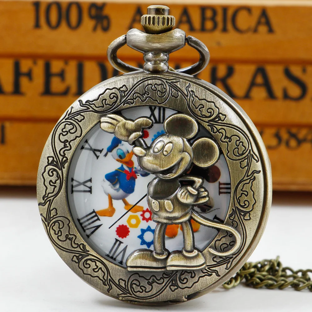 Top Trends: Hot Selling Classic Quartz Pocket Watch Necklace Fob Clock With Chain Pendant Gift For Children Boys Shoppable Styles