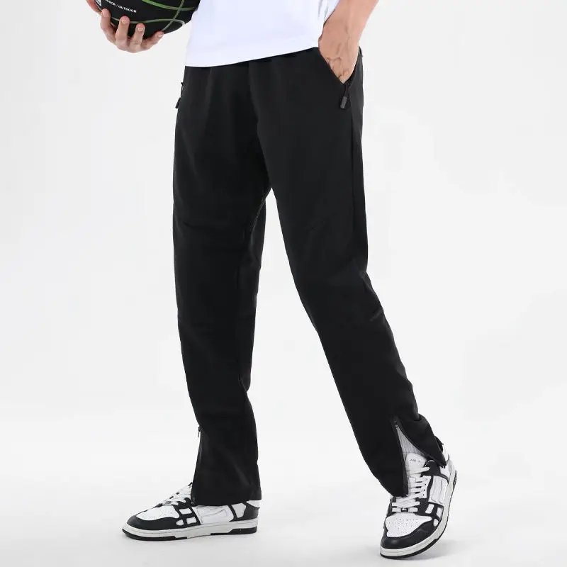 Top Trends: Fashion Men Harajuku Sports Joggers Straight Pants Spring Autumn Loose Elastic Waist Solid Casual Fitness Basketball Trousers Shoppable Styles