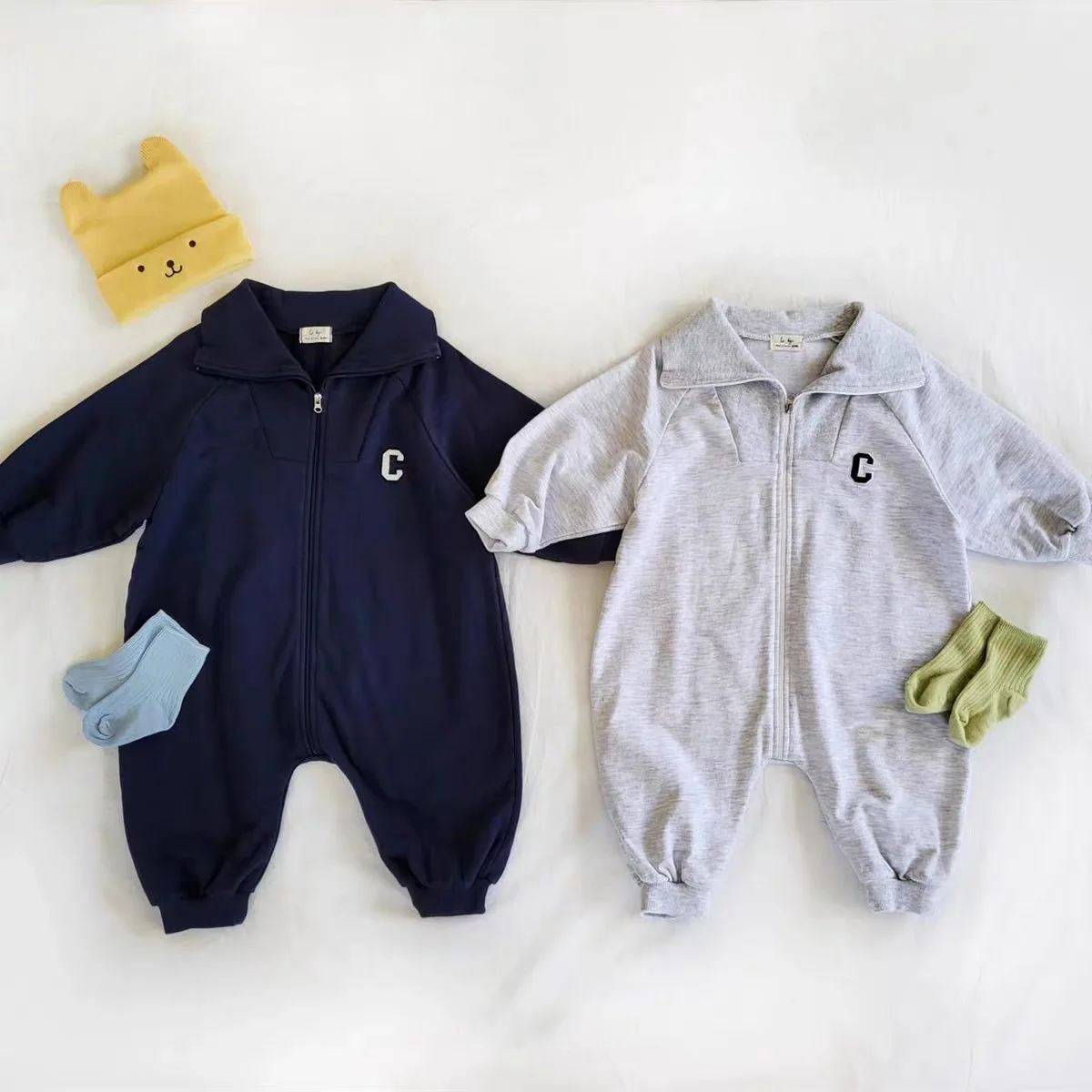 Top Trends: 2023 Spring New Baby Romper Infant Boys Girls Long Sleeve Casual Jumpsuit Fashion Newborn Toddler Letter Print Clothes Shoppable Styles