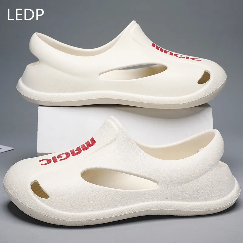 Top Trends: Eva Sandals For Men Casual Round Toe Platform Outdoor Waterproof Comfortable Trendy All-match Breathable Wear-Resistant Shoes Shoppable Styles - Image 2