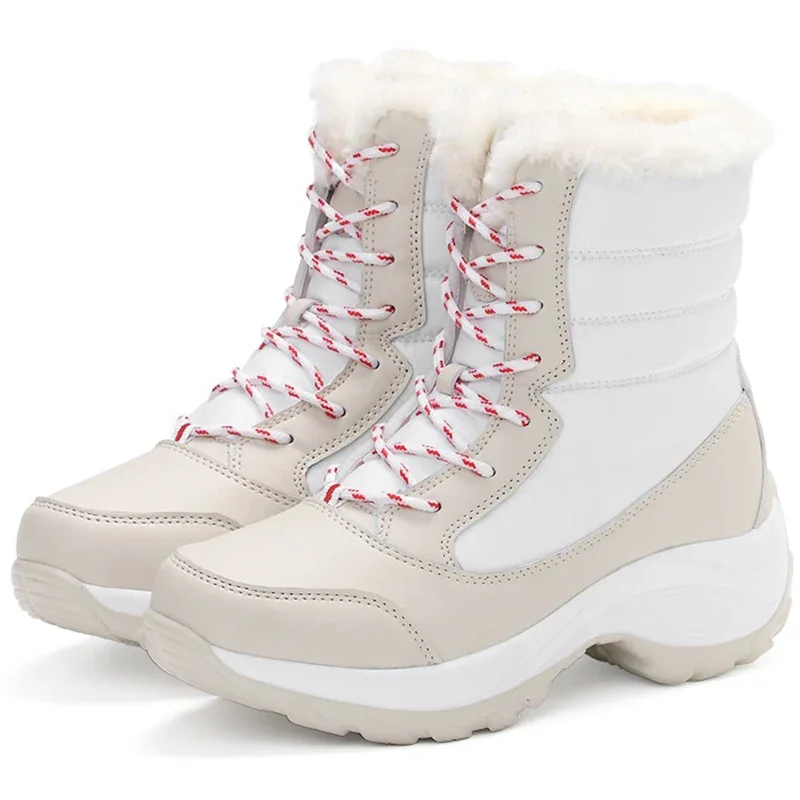 Top Trends: Women Boots Lightweight Ankle Boots Platform Shoes For Women Heels Winter Botas Mujer Keep Warm Snow Winter Shoes Female Botines Shoppable Styles