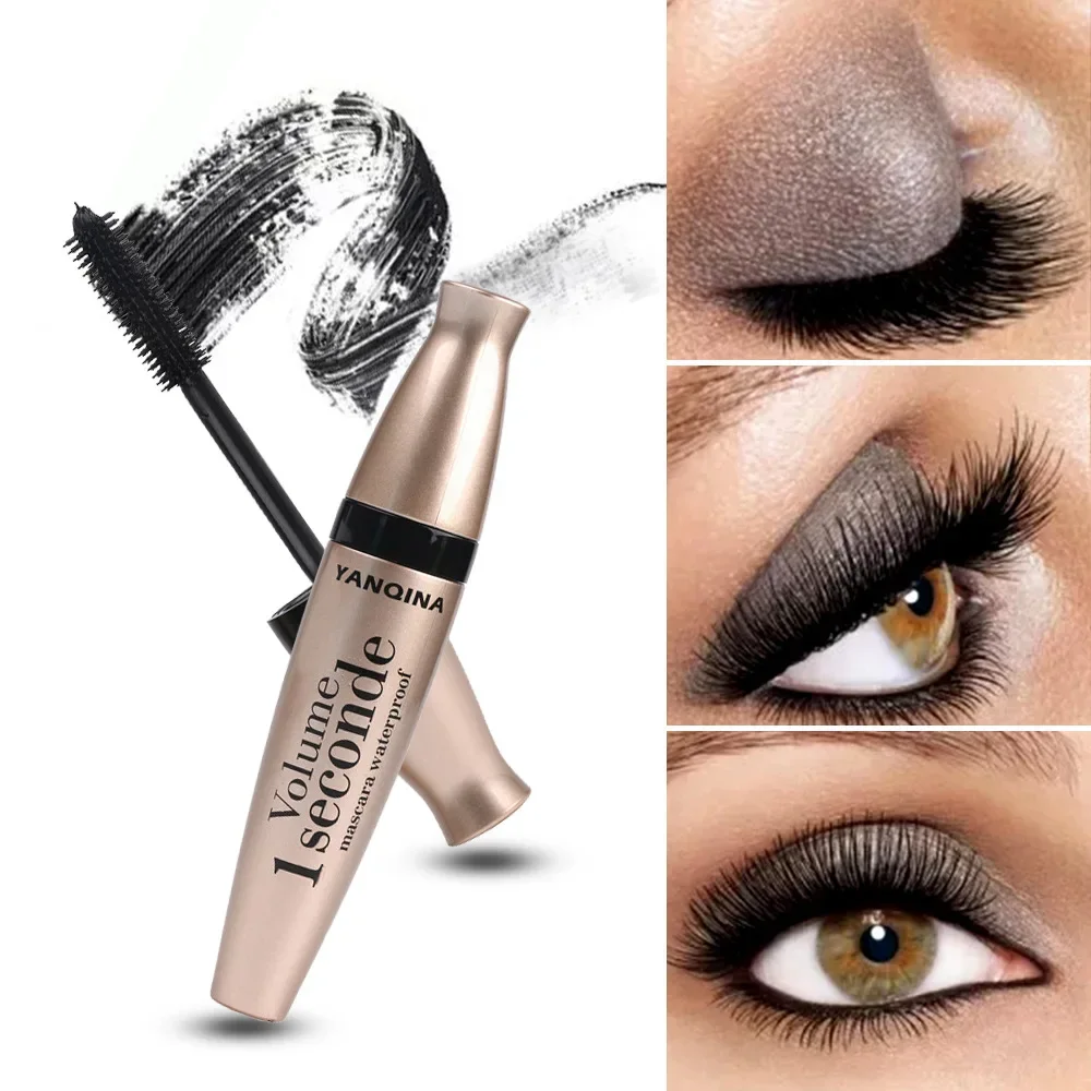 Top Trends: Black Mascara Lengthen Eyelashes Extra Volume Waterproof Natural Lashes Mascara Female Professional Makeup Shoppable Styles - Image 3