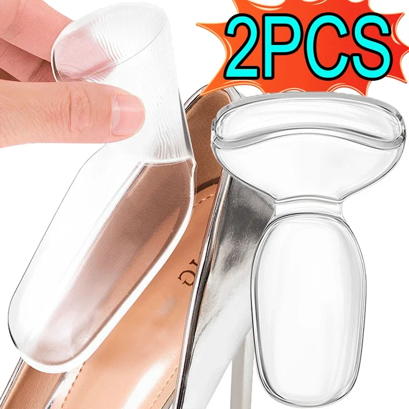 Top Trends: 2PCS Silicone Gel Insoles Women Heel Spur Pain Relief Foot Cushion High Heels Half Insole Antiwear Protector Stickers Shoe Pads Shoppable Styles