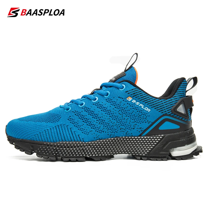 Top Trends: Baasploa Men Running Shoes Lightweight Sport Shoes For Men Mesh Breathable Casual Sneakers Non-Slip Outdoor 2023 New Arrival Shoppable Styles