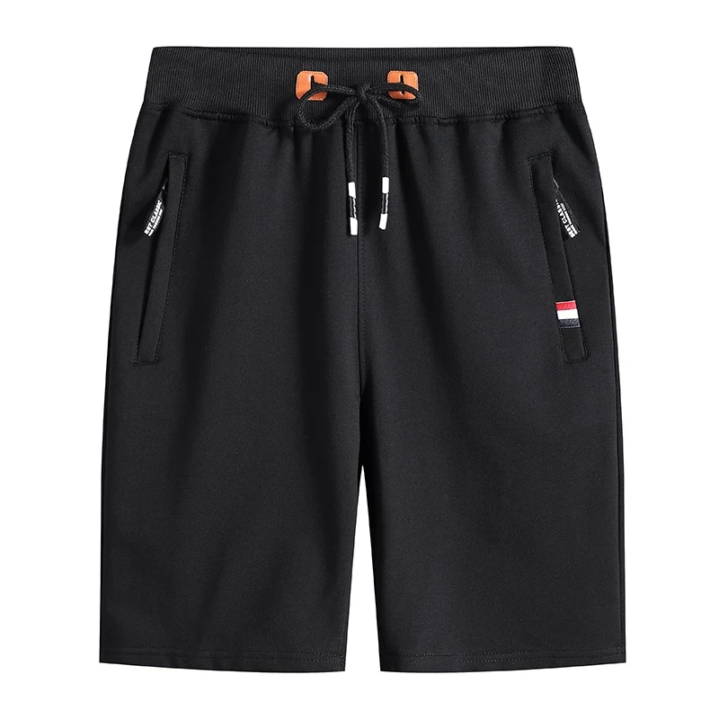 Top Trends: Men&#039;s Summer Casual Shorts Loose Breathable Sports Shorts Classic Tricolor Label Beach Pants Bermuda Cotton Plus Size Shorts 8XL Shoppable Styles