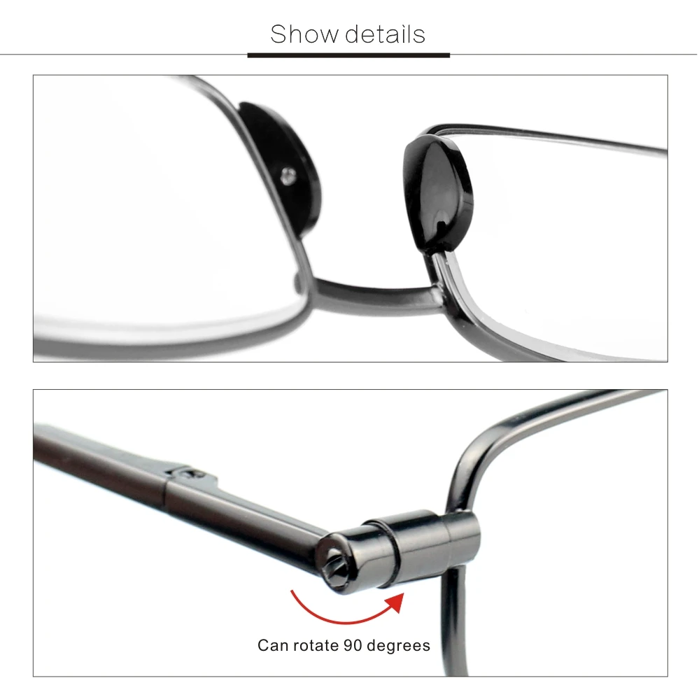 Top Trends: Slingshots Glasses Magnifying Glasses Progressive Reading Glasses For Men Women Foldable Full-Rim Frame Glasses Presbyopic Shoppable Styles - Image 4