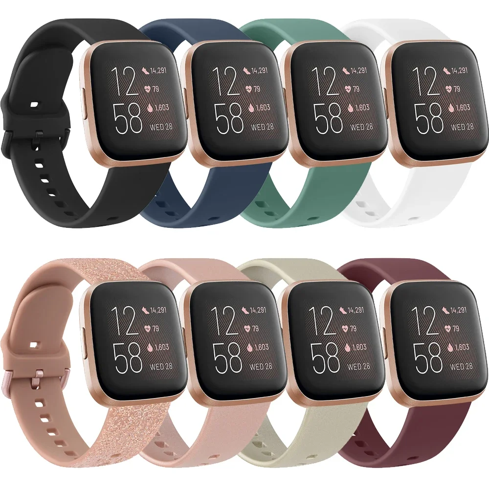 Top Trends: Silicone Strap For Fitbit Versa 2 Versa 1 Band Replacement Watchband Wristband Bracelet For Fitbit Versa Lite 2 Strap Smartwatch Shoppable Styles