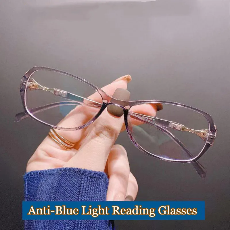 Top Trends: Anti-blue Light Reading Glasses Fox Glasses Women&#039;s Diamond Reading Glasses Magnifying Glass + 1.0 + 1.5 + 2.0 + 2.5 + 3.0 + 3.5 Shoppable Styles