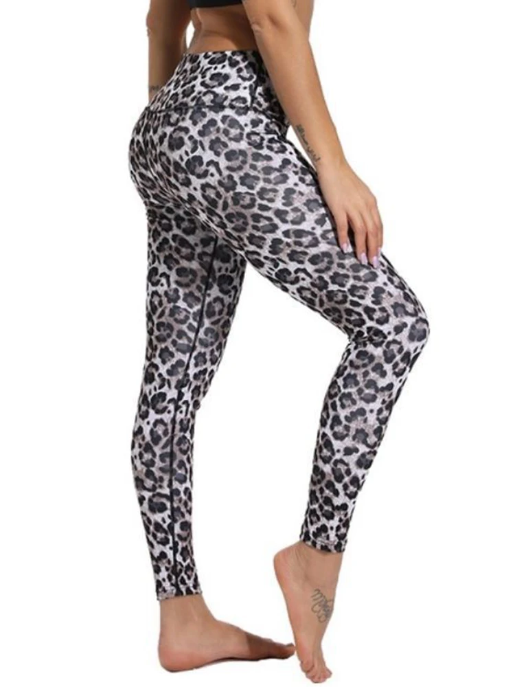 Top Trends: Summer Zebra Leoaprd Snake Printed Leggings Fashion High Waist Pants Push Up Fitness Tights Women Gym Yoga Running Trousers Shoppable Styles - Image 6