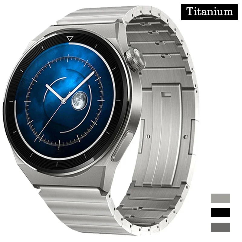 Top Trends: Titanium Metal Band For HUAWEI Watch GT 4 3 Pro 46mm / GT3 GT 2 46mm / GT2 Pro 22mm Wrist Strap Bracelet Watchband Quick Remove Link Shoppable Styles