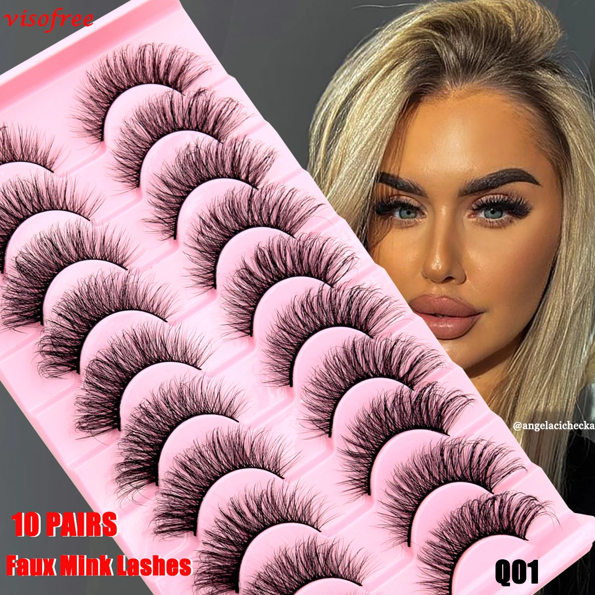 Top Trends: 3 / 5 / 10 Pairs Eyelashes Natural Long 3D Mink Lashes Fluffy Volume Mink False Eyelashes Cruelty Free Wispy Lashes Makeup Cilios Shoppable Styles