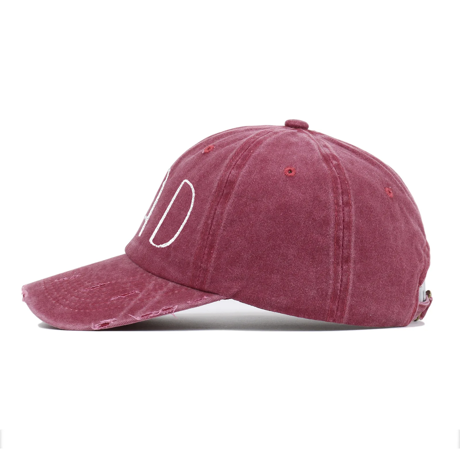 Top Trends: DOG MOM White Lettering Embroidered Baseball Cap Cotton Washed Man Caps Outdoor Casual Sports Couple Black Wine Red Sunshade Hat Shoppable Styles - Image 4