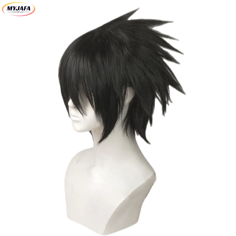 Top Trends: High Quality Sasuke Uchiha Cosplay Wig Short Black Heat Resistant Synthetic Hair Anime Cosplay Wigs + Wig Cap Shoppable Styles