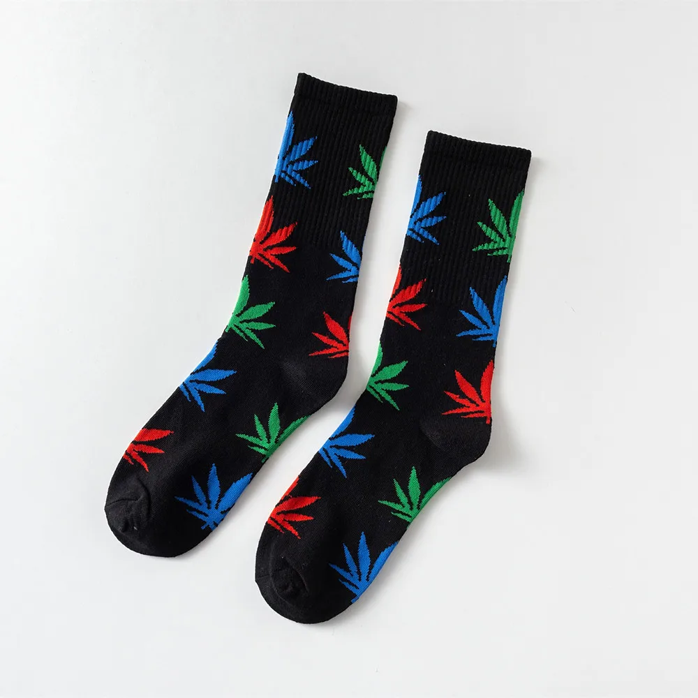 Top Trends: Winter High Quality Harajuku Chaussette Style Weed Socks For Women Men's Cotton Hip Hop Socks Man Meias Mens Calcetines Shoppable Styles - Image 4