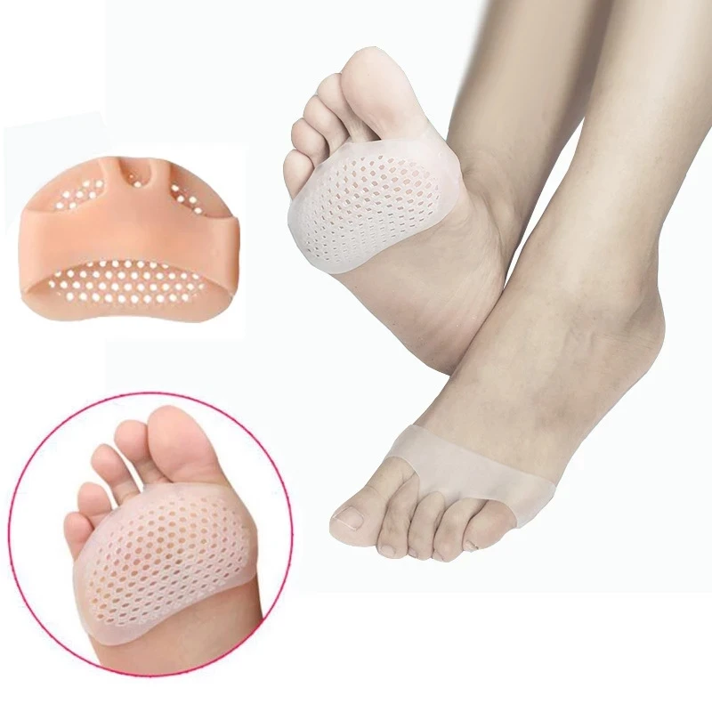 Top Trends: USHINE Silicone Gel Forefoot Pads Breathable Soft Protector Elastic Pain Relief Insole 1 Pair Shoppable Styles