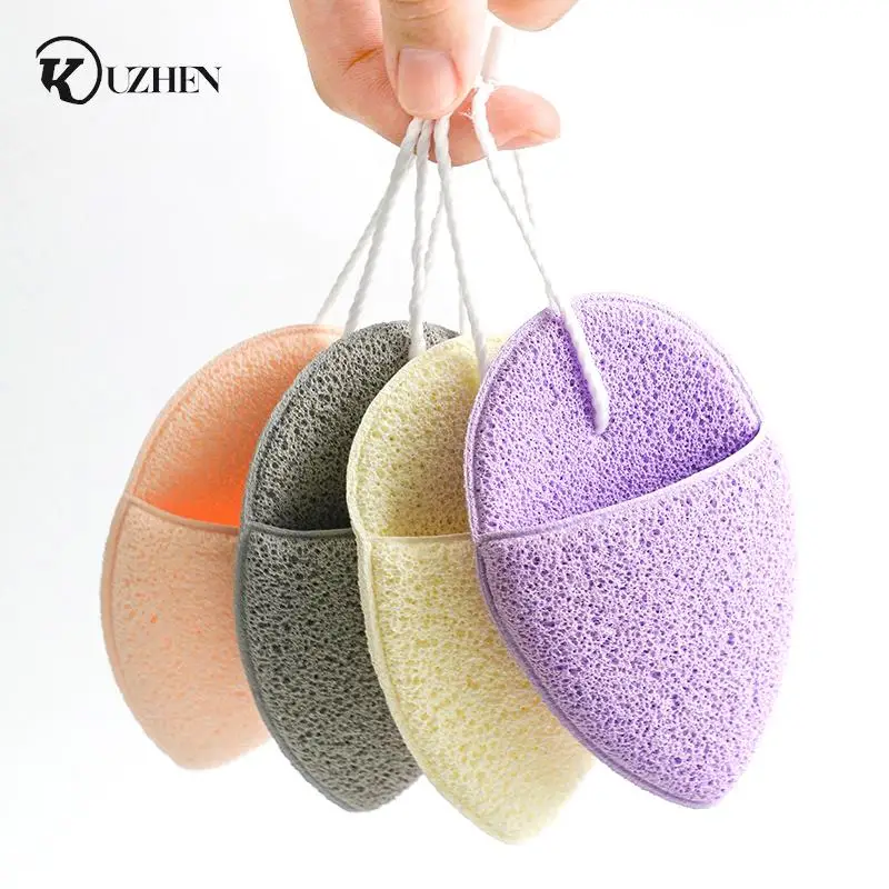 Top Trends: Natural Exfoliating Face Wash Cleansing Puff Flutter Sponge Deep Remover To Black Headband Cosmetic Sponges Facial Clean Tool Shoppable Styles