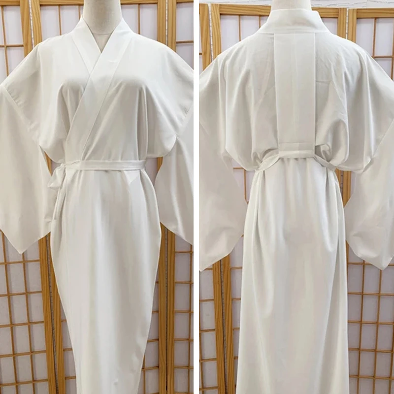 Top Trends: Women Japanese Traditional Kimono Juban White Yukata Kimono Bottom Lining With Belt Haori Intimate Kimono Inner Wear Accessories Shoppable Styles - Image 4