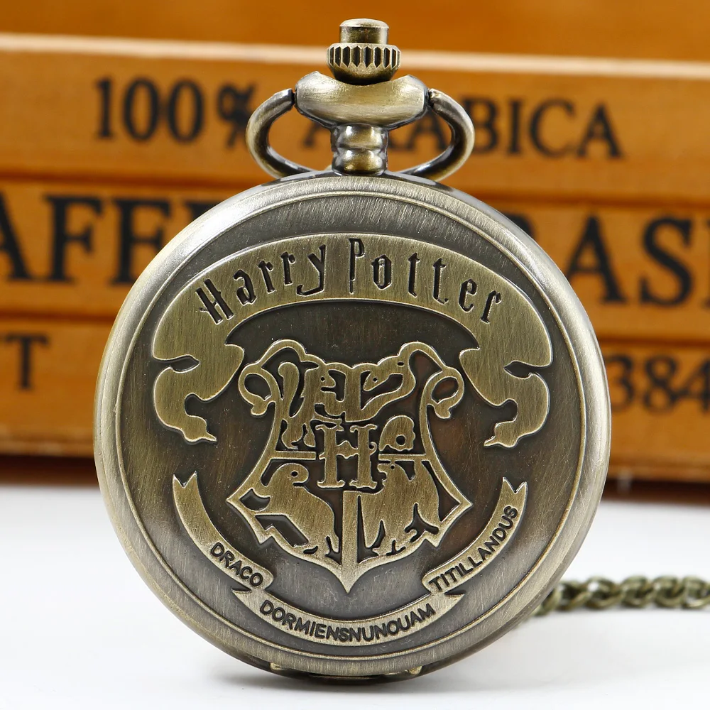 Top Trends: Fashion Casual Bronze Quartz Pocket Watch Retro Movie Theme Practical Children&#039;s Birthday Gift Necklace For Boys And Girls Shoppable Styles