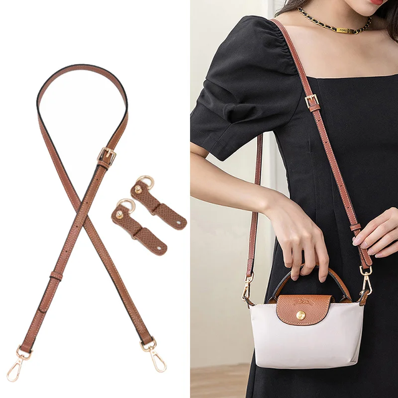 Top Trends: NEW Bag Strap For Longchamp Mini Bag Free Punching Modification Transformation Accessories For Mini Bag Shoulder Strap Shoppable Styles