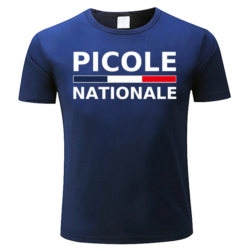 Top Trends: Picole Nationale T Shirt Loose Men Cotton Printed T-shirt National Picole TShirts Humorous Homme Tshirt Classical Tops Shoppable Styles