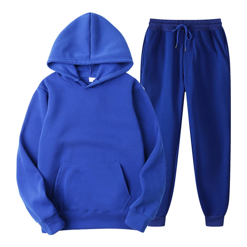 Top Trends: 2022 Autumn And Winter Fashion Brand Men Tracksuit New Men's Hoodies + Sweatpants Two Piece Suit Hooded Casual Sets Male Clothes Shoppable Styles - Image 6