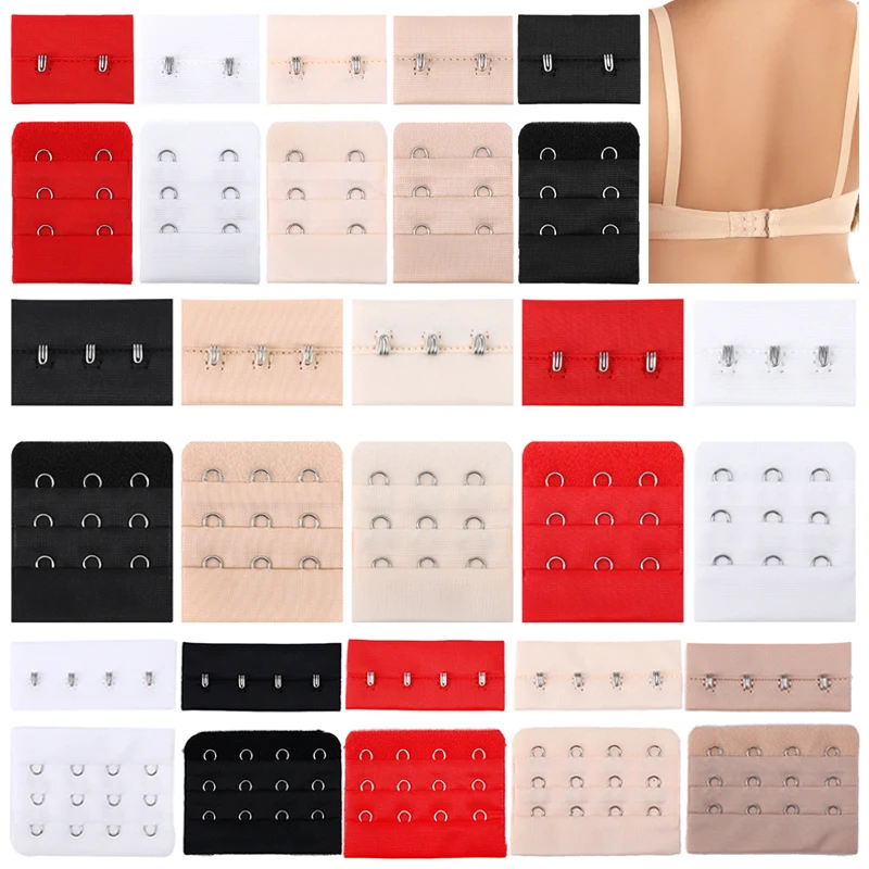 Top Trends: Women Bra Extenders Extension 3 Rows 2 / 3 / 4 Buckles Adjustable Belt Buckle Bras Strap Extender Hook Clips Underwear Accessories Shoppable Styles