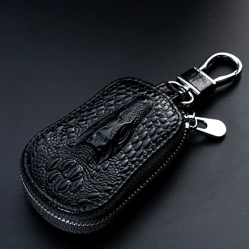 Top Trends: Genuine Leather Men Women Key Bag Key Box Keychain Pocket Key Holder Suitable For All Kinds Of Car Keys Key Organizer Shoppable Styles