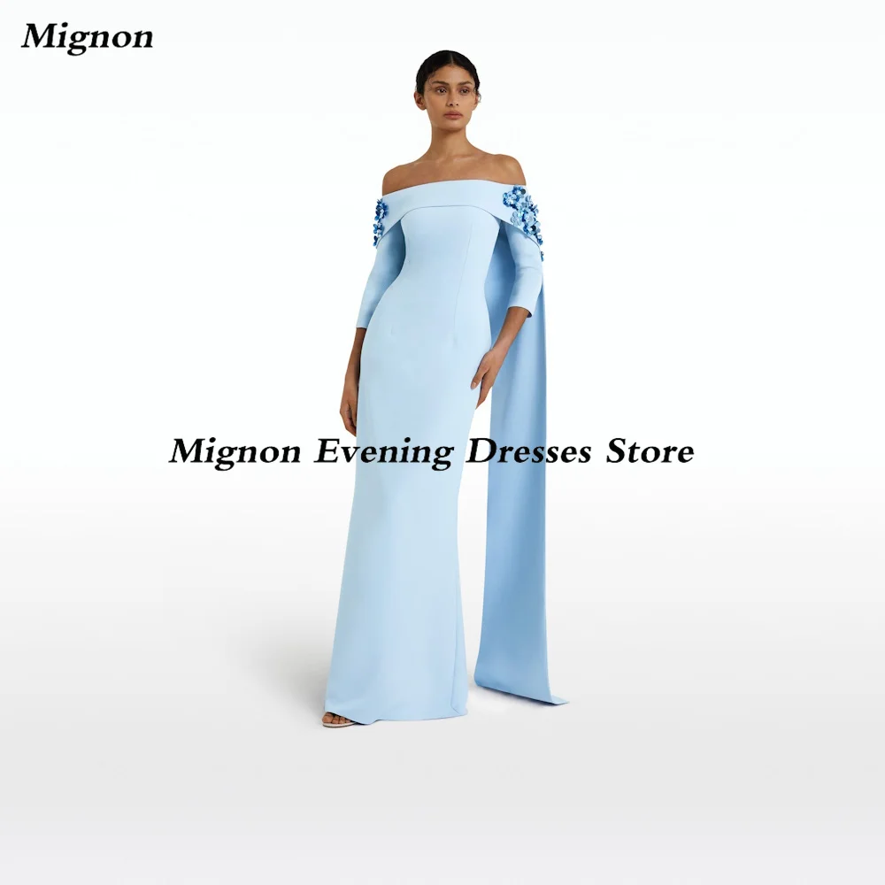 Top Trends: Mignon Mermaid Off-the-shoulder Formal Prom Gown Floor Length Luxury Evening Formal Elegant Party Dress For Women 2023 Shoppable Styles