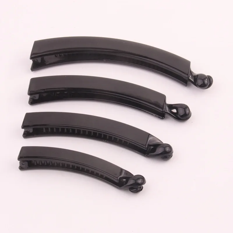 Top Trends: 10 Black Plastic Banana Clips Hair Claw Comb Ponytail Holder 80-120mm For DIY Craft Shoppable Styles