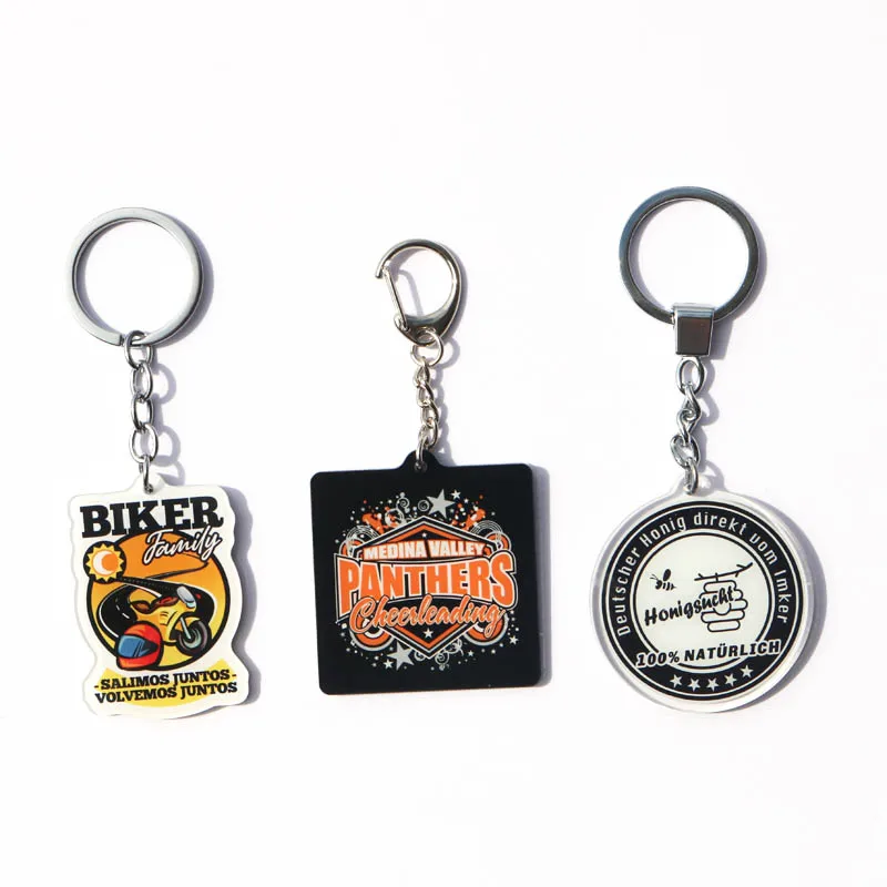 Top Trends: Personalized Your Logo Keychain Custom Arcylic Key Chain Photo Customized Anime Charms Keyring Company For Promotional Gifts Shoppable Styles - Image 2