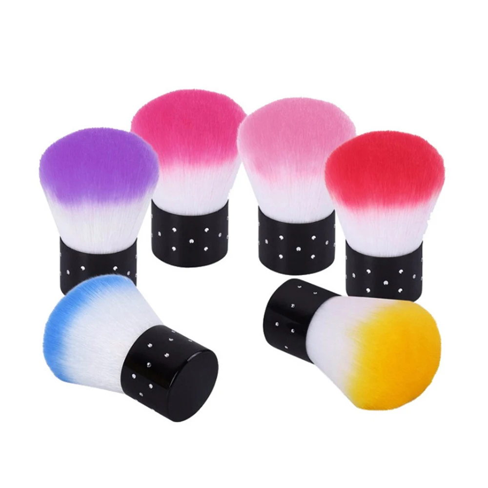 Top Trends: Nail Art UV Paint Gel Dust Powder Blusher Brush Nail File Cleaning Dust Makeup Brush Mushroom Manicure Remover Tools Accessories Shoppable Styles