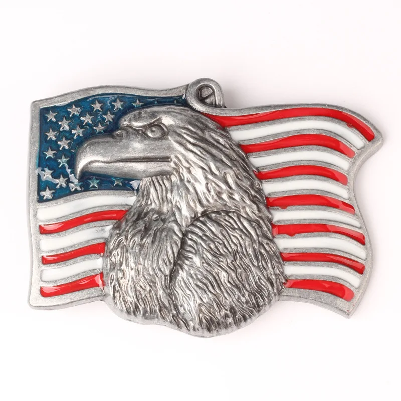 Top Trends: Vulture Eagle American Flag Pattern Belt Buckle Handmade Homemade Belt Accessories Waistband DIY Components Shoppable Styles