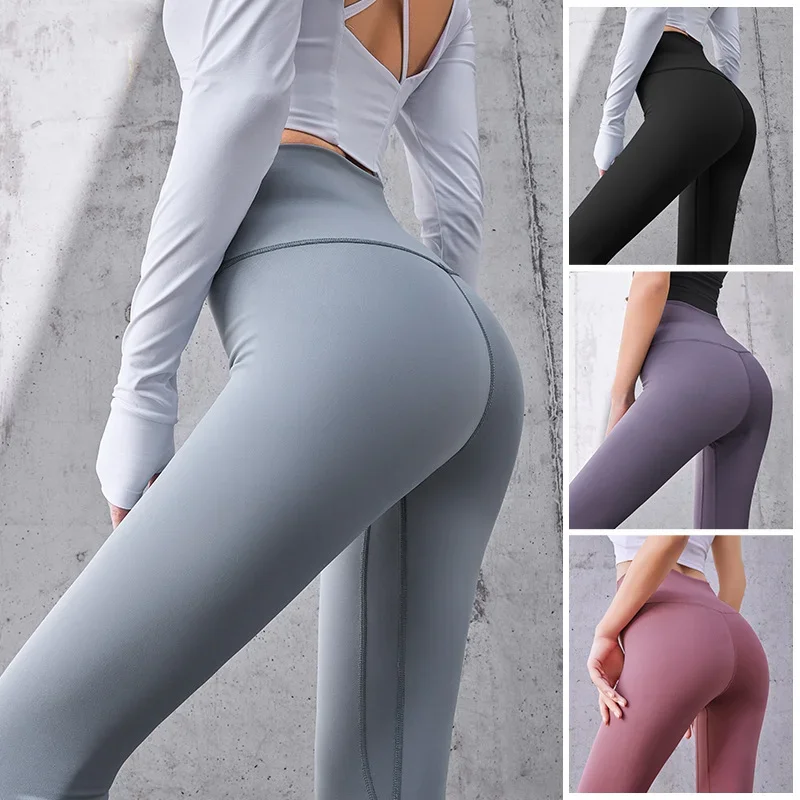 Top Trends: Fitness Gym Leggings Women Yoga Pants Naked Feeling High Waist Workout Seamless Sports Leggings Push Up Tights Women Shoppable Styles