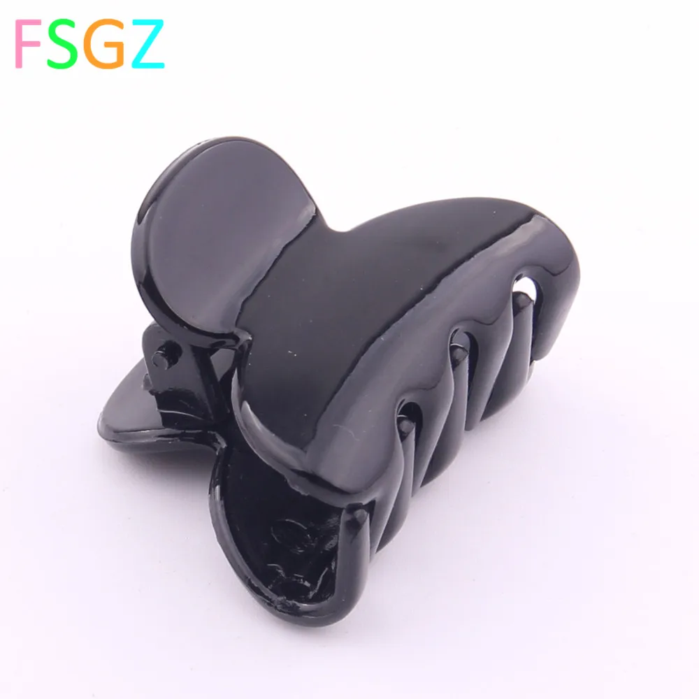 Top Trends: New Arrival Hair Claw For Women Summer Solid Black Plastic Crab For Girls Clip Clamp Hairpin Cute Accessories Shoppable Styles