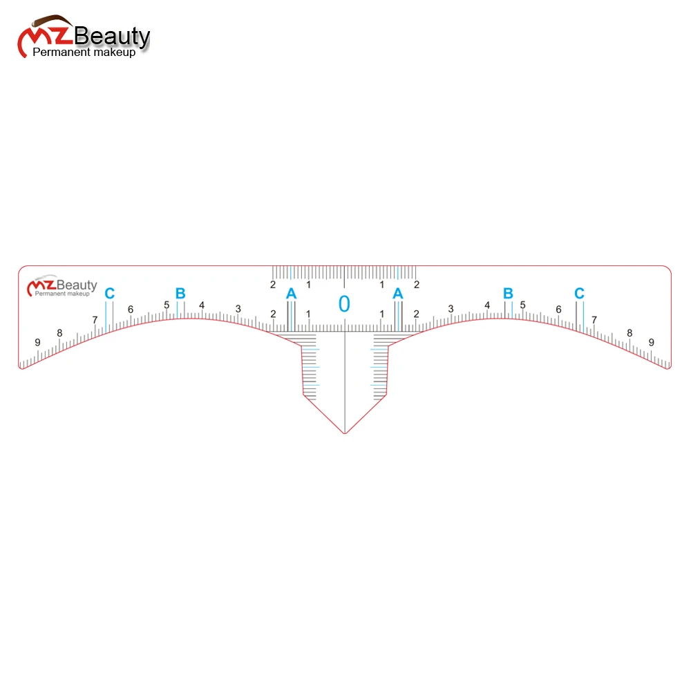 Top Trends: Disposable Tattoo Eyebrow Ruler Stickers Shape Tool Microblading Guide Permanent Makeup Transparent Measurement Stencil Template Shoppable Styles