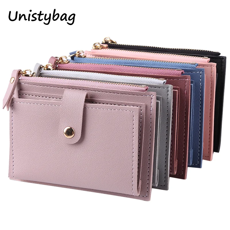 Top Trends: Unistybag Wallets For Women Luxury Designer Wallet Fashion Purses Solid Cute Small Wallet PU Girl Clutch Purse Shoppable Styles