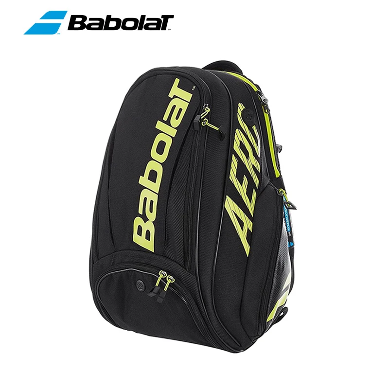 Top Trends: BABOLAT PURE AERO Tennis Backpack STRIKE Tim Model Tennis Racket Bag 2-Pack Unisex Yellow Portable Squash Padel Beach Tennis Bag Shoppable Styles