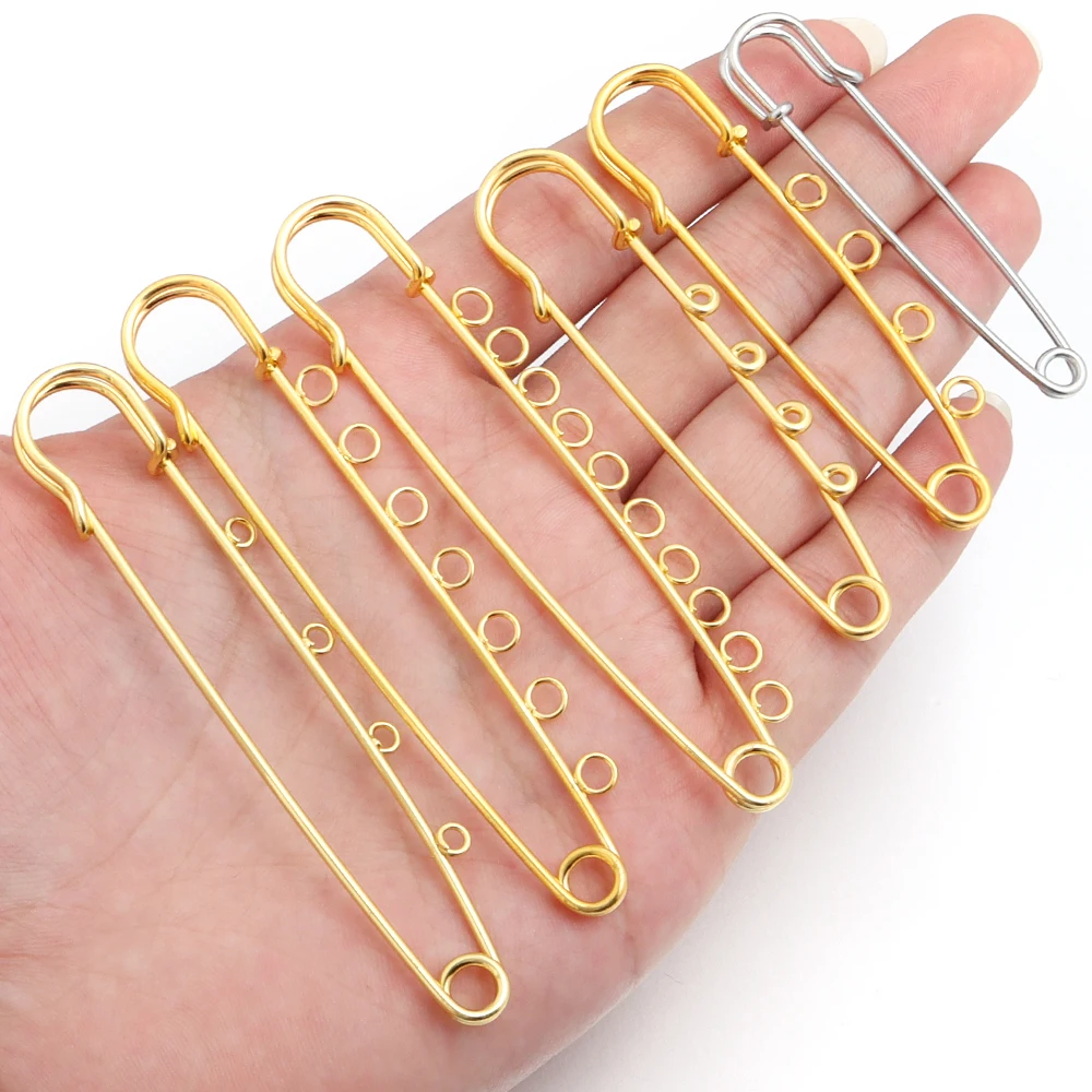 Top Trends: Louleur Big Large Long Wedding Brooch Safety Pins Brooch Blank Base Brooch Pins Needles Jewelry Pin For Jewelry Making Supplies Shoppable Styles