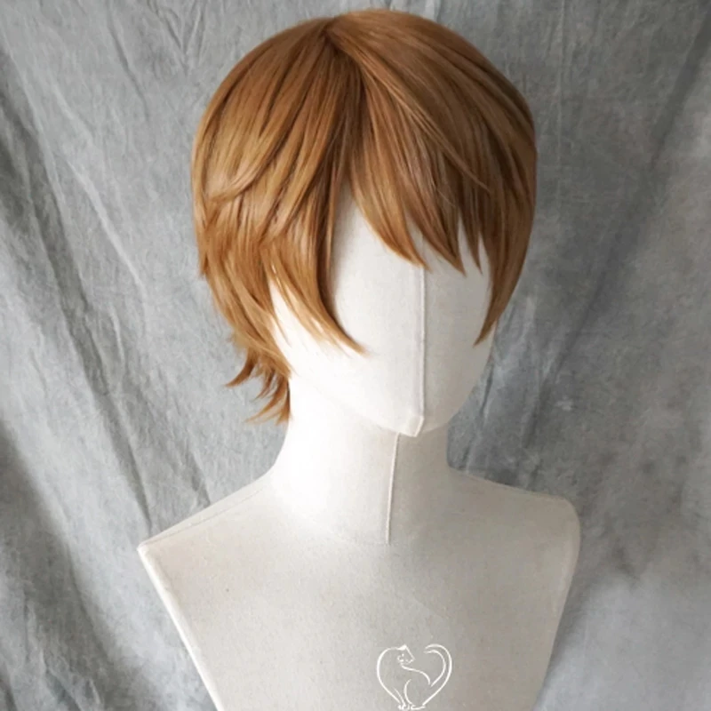 Top Trends: Anime Death Note Yagami Light Cosplay Wig Short Brown Heat Resistant Hair Pelucas Cosplay Wigs + Wig Cap Shoppable Styles - Image 3