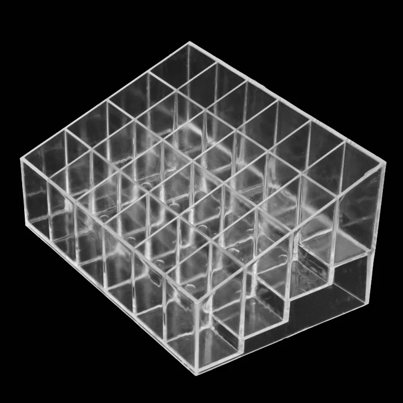 Top Trends: 24 Holes Clear Crystal Box Makeup Pigment Cups Caps Permanent Makeup Acrylic Tattoo Ink Cup Storage Container Rack Holder Stand Shoppable Styles