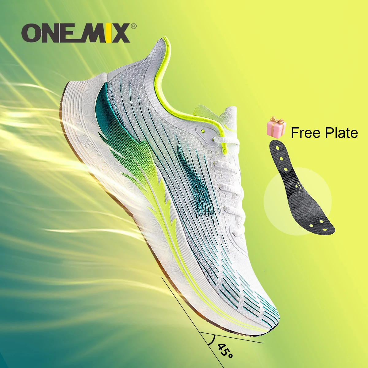 Top Trends: ONEMIX 2023 Carbon Plate Running Shoes For Men Breathable Racing Sport Shoes Casual Soft New Trend Outdoor Male Walking Sneakers Shoppable Styles