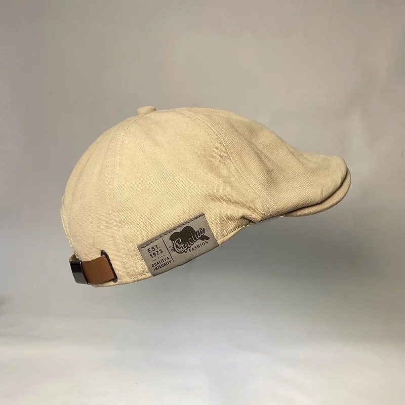 Top Trends: 2023 New Wearing Style Men Hats Berets British Western Style Ivy Cap Classic Woman Vintage Cotton And Linen Beret Shoppable Styles - Image 3