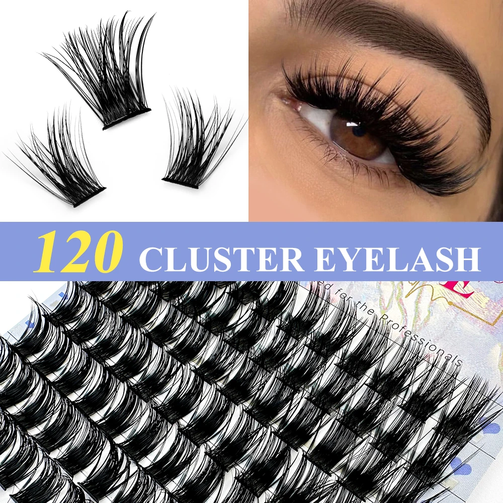 Top Trends: Abonnie Eyelash Clusters DIY Volume Extensions D Curl Segmented Premade Volume Fans Russian Lashes Bundles Makeup Shoppable Styles