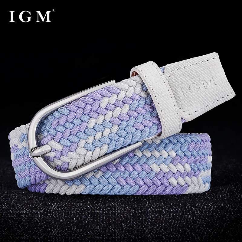 Top Trends: INS Versatile Jeans Women&#039;s Belt Canvas Breathable Elastic Belt Knitted Elastic Comfortable Student Decorative Belt Shoppable Styles