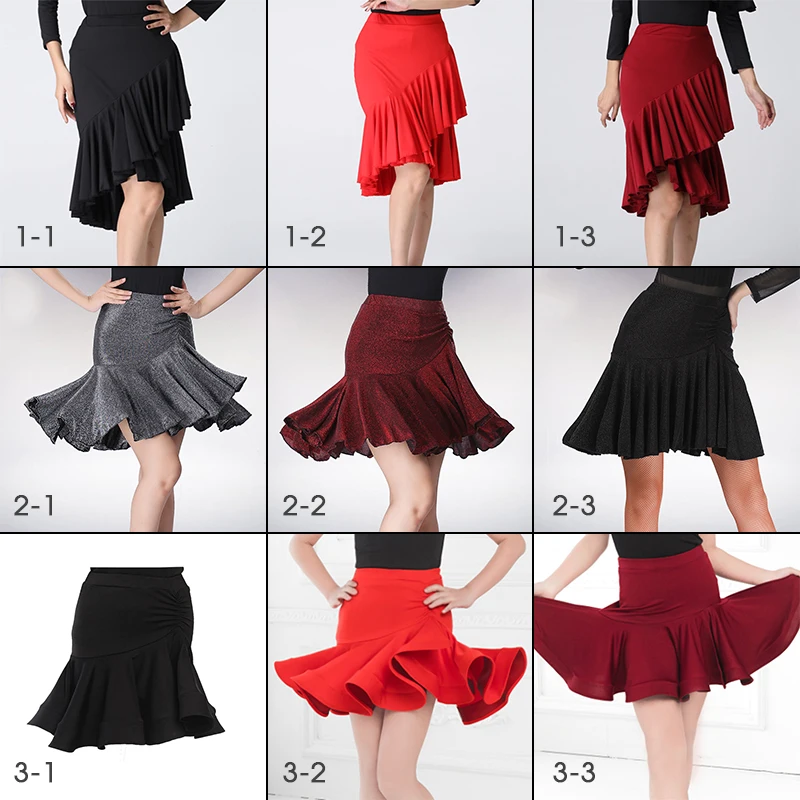 Top Trends: Womens Latin Dance Skirt Ballroom Tango Chacha Rumba Dance Practice Dress Lady Stage Performamnce Skirt Dancewear Costume Shoppable Styles