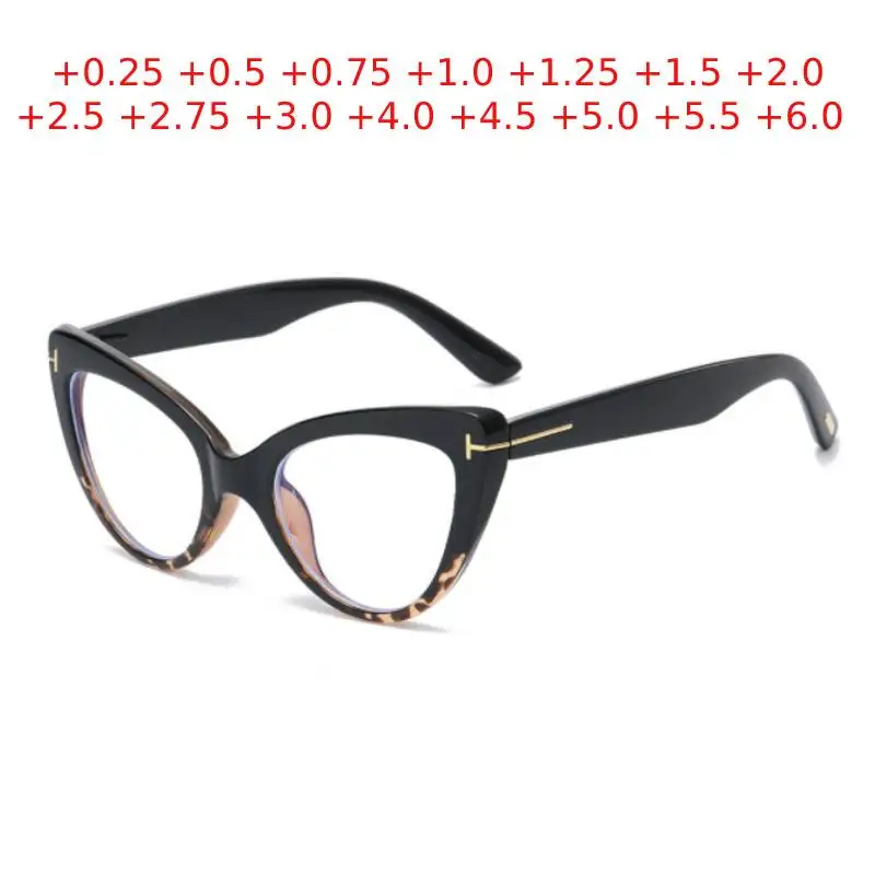 Top Trends: Luxury Brand Deisgner Cat Eye Reading Glasses Women Vintage Eyeglasses Hyperopia + 0.25 + 0.5 + 1.0 + 1.5 + 2.0 + 2.5 To + 6.0 Shoppable Styles