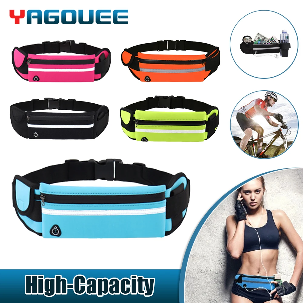 Top Trends: Running Waist Bag Gym Fanny Outdoor Belt Bag Mobile Phone Pack For Men Women Running Jogging Run Pouch Hydration Cycling Bag Shoppable Styles